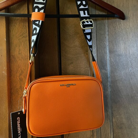 $FIRM. RARE KARL Lagerfeld Paris Bag Ginger, Maybelle Crossbody Shoulder Purse - Picture 3 of 15